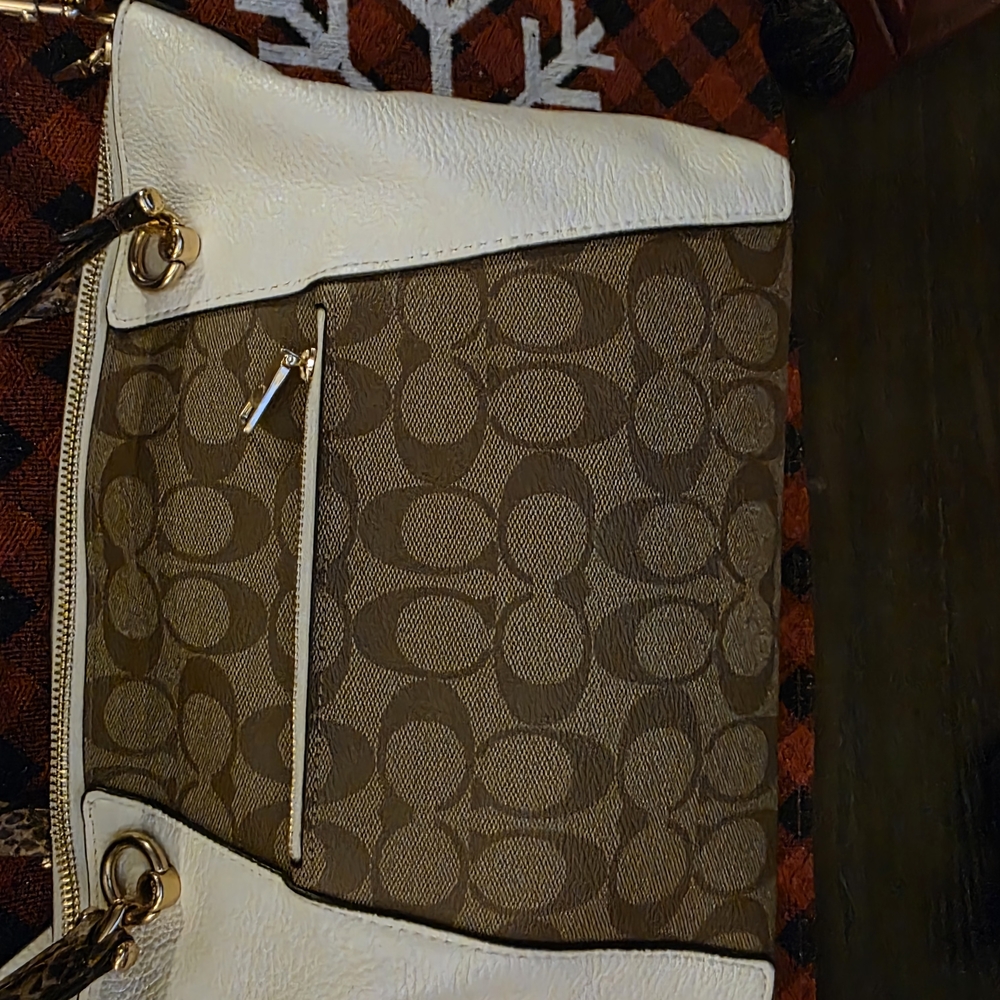 Coach Kacey Satchel Bag In Colorblock - Picture 9 of 15